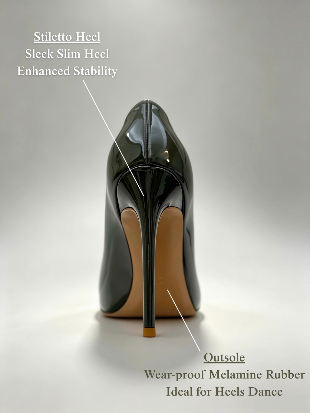 Smoky Olive Pumps